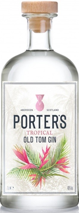 PORTER'S TROPICAL OLD TOM GIN ECOSSE 70 CL 40°
