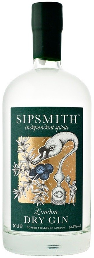 SIPSMITH LONDON DRY GIN ANGLETERRE 70CL 41.6° 