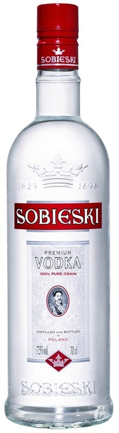 SOBIESKI VODKA POLOGNE 70 CL 37.50°