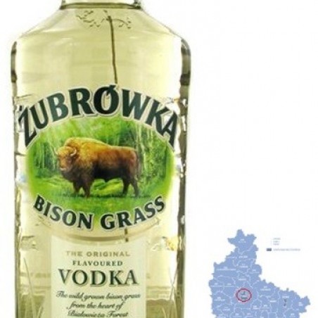 ZUBROWKA BISON VODKA POLOGNE  70CL 37.5°