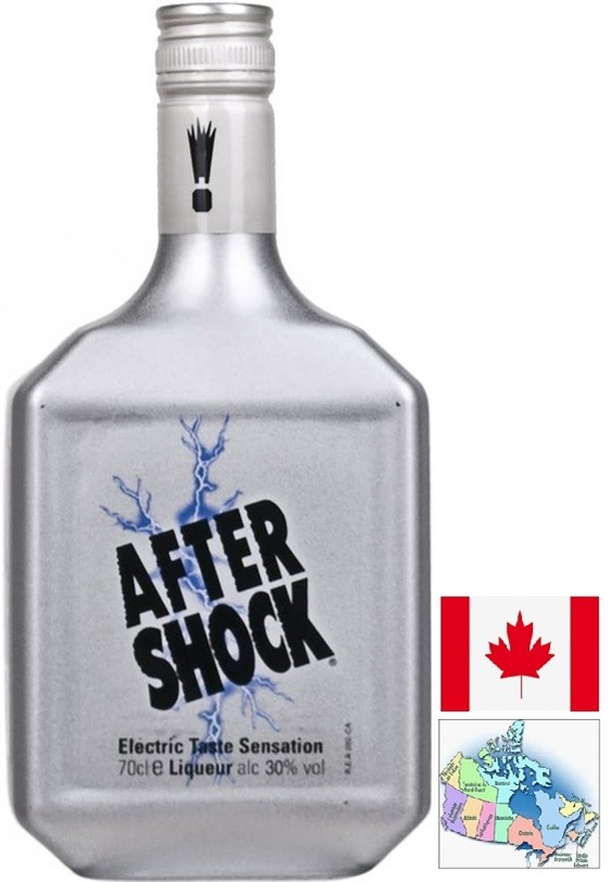 AFTERSCHOCK SILVER LIQUEUR CANADA 70 CL 30°