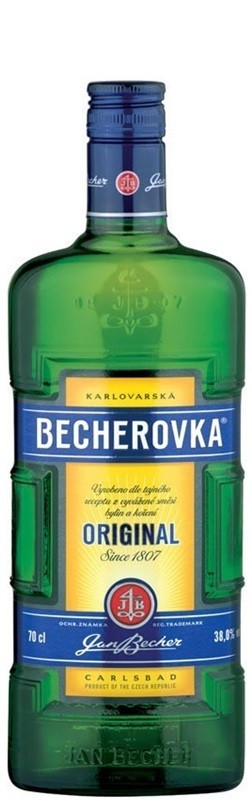 BECHEROVKA LIQUEUR RÉPUBLIQUE TCHÈQUE 70CL  38°