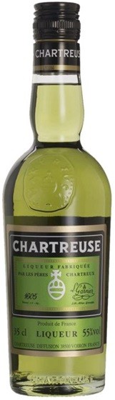 CHARTREUSE VERTE LIQUEUR 35CL 55°