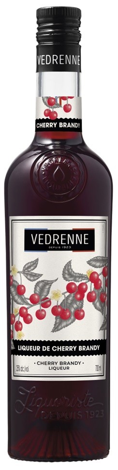 CHERRY BRANDY LIQUEUR VEDRENNE FRANCE 70 CL 25°