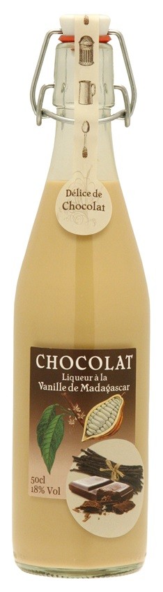 CHOCOLAT VANILLE MADAGASCAR LIQUEUR DE MISCAULT 50 CL 18°