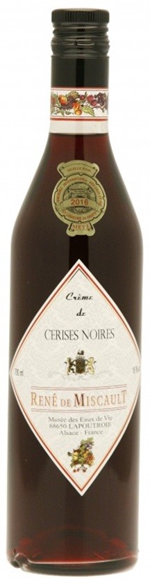 CREME DE CERISES NOIRES DE MISCAULT ALSACE 70CL 18°