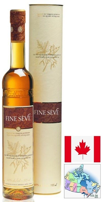 FINE SEVE EAU DE VIE CANADA 38 CL 40°