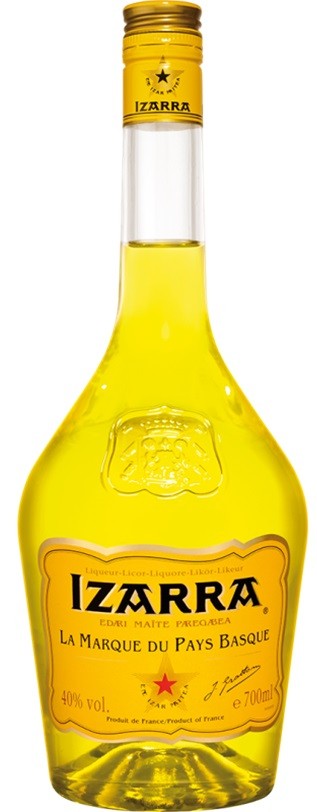 IZARRA JAUNE LIQUEUR PAYS BASQUE 70CL  40°