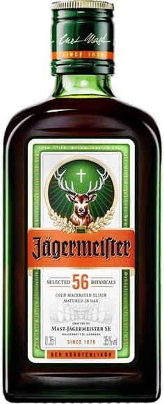 JAEGERMEISTER 35CL LIQUEUR ALLEMAGNE  35°