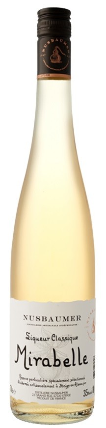 MIRABELLE LIQUEUR NUSBAUMER ALSACE  70 CL 35°