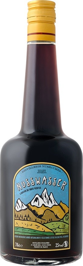 NUSSWASSER NUSBAUMER LIQUEUR DE NOIX ALSACE  70 CL  25°