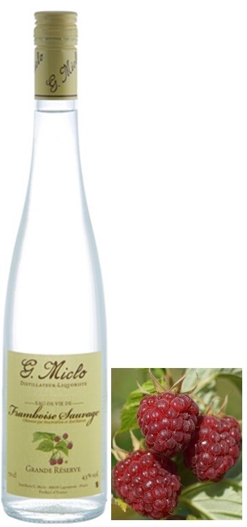 FRAMBOISE SAUVAGE MICLO GRANDE RÉSERVE EAU DE VIE 70CL 43°