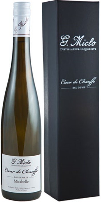 MIRABELLE COEUR DE CHAUFFE MICLO EAU DE VIE ALSACE 70 CL 45°