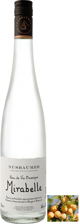 MIRABELLE NUSBAUMER EAU DE VIE ALSACE 70  CL  45°