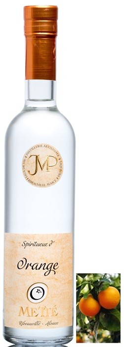 ORANGE METTE  EAU DE VIE ALSACE 35 CL   45°