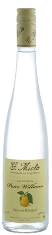 POIRE WILLIAM GRANDE RÉSERVE MICLO EAU DE VIE 70CL  43°