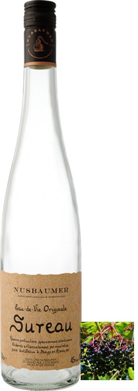 SUREAU NOIR NUSBAUMER EAU DE VIE ALSACE 70 CL   45°