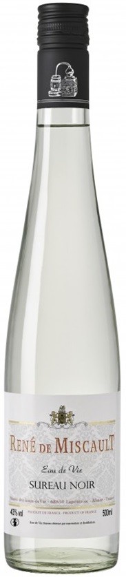 SUREAU NOIR 50 CL DE MISCAULT EAU DE VIE ALSACE   43°