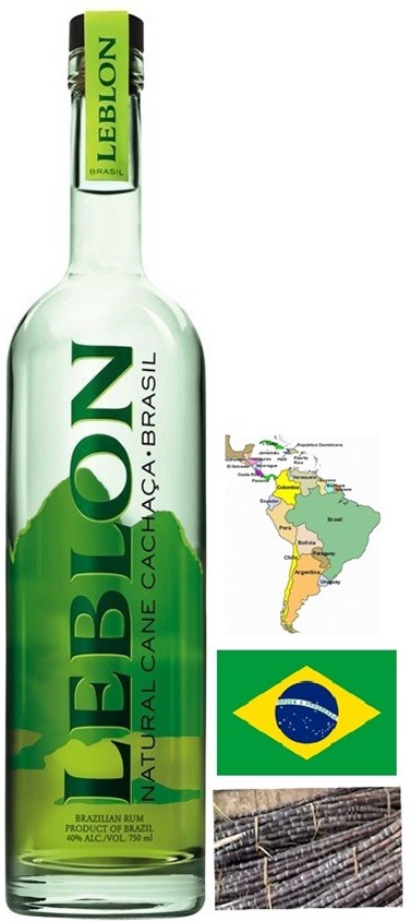 CACHACA LEBLON BRÉSIL 70 CL  40°