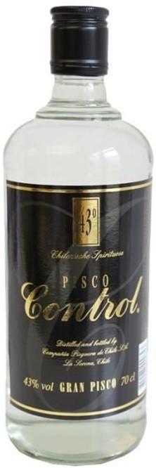 PISCO CONTROL EAU DE VIE CHILI   70 CL 43°