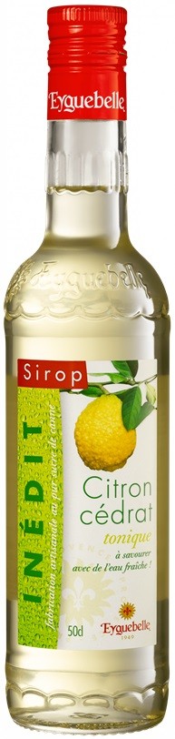 CITRON CÉDRAT TONIQUE EYGUEBELLE SIROP INÉDIT 50CL 