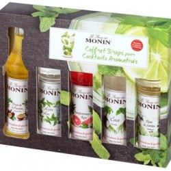 COFFRET COCKTAILS MONIN SIROPS 5X5CL