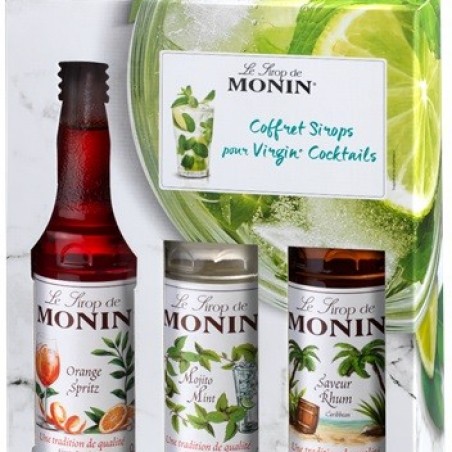 COFFRET VIRGIN MONIN SIROP  3X25  CL