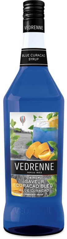 CURACAO BLEU VEDRENNE SIROP   100 CL