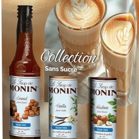 COFFRET SANS SUCRE MONIN SIROP 3X25 CL