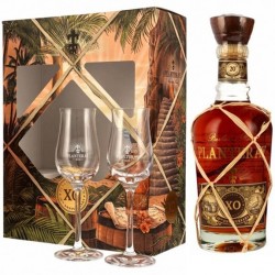 PLANTERAY XO BARBADES 20°ANNIVERSAIRE 70 CL 40° COFFRET  2 V