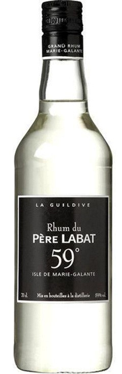 PERE LABAT BLANC RHUM GUADELOUPE 70CL 59°