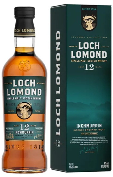 LOCH LOMOND INCHMURRIN 12 ANS SINGLE MALT WHISKY 70CL 46° 