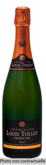 LOUIS TOLLET PREMIER CRU CHAMPAGNE BRUT 20 CL