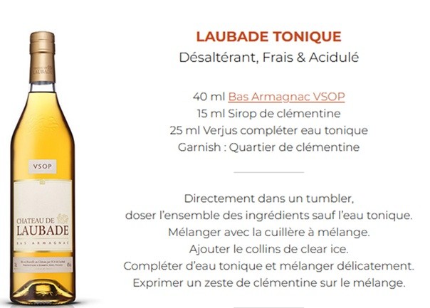 LAUBADE VSOP BAS ARMAGNAC 70 CL 40°