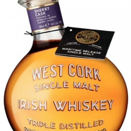 WEST CORK MARITIME SHERRY CASK WHISKEY IRLANDE 70CL 46°