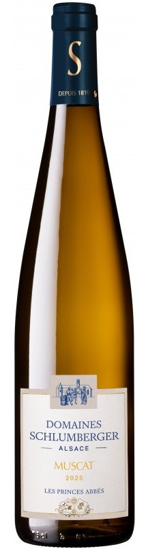 MUSCAT PRINCES ABBES SCHLUMBERGER 2025 ALSACE AOC 75 CL