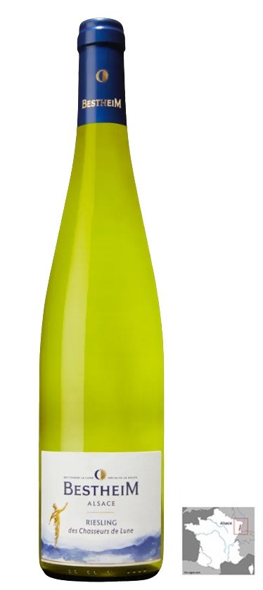 RIESLING CHASSEURS DE  LUNE BESTHEIM  2023  ALSACE AOC  75CL