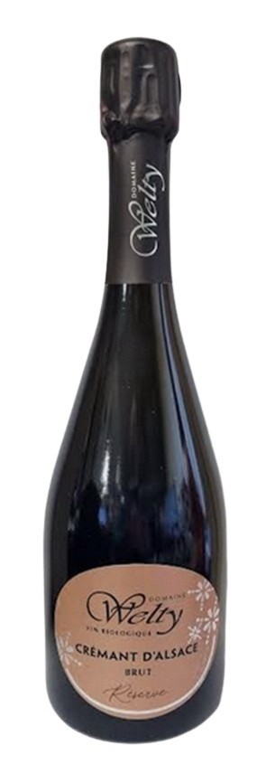 CRÉMANT WELTY BRUT RESERVE BIO ALSACE AOP 75 CL