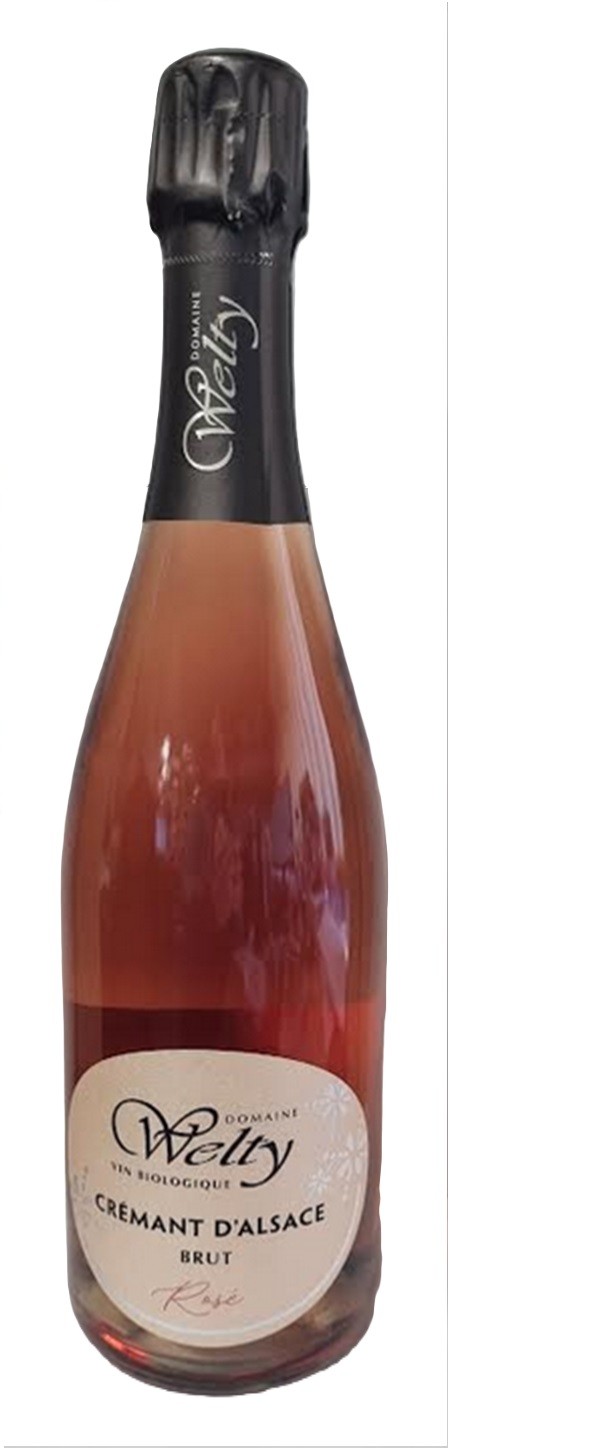 CRÉMANT WELTY ROSÉ ALSACE BIO AOP  75  CL