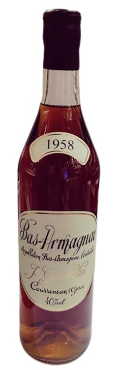 1958  BAS ARMAGNAC VEUVE GOUDOULIN 70 CL 40°