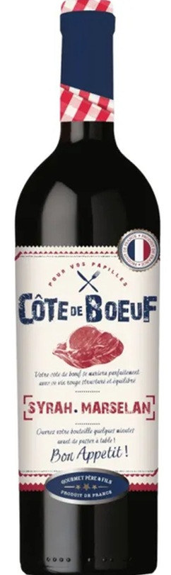 COTE DE BOEUF IGP PAYS OC ROUGE 70CL 2024