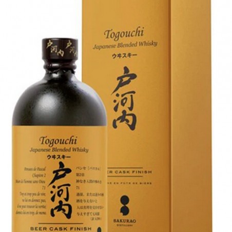 TOGOUCHI BEER CASK WHISKY JAPON 70 CL 40°