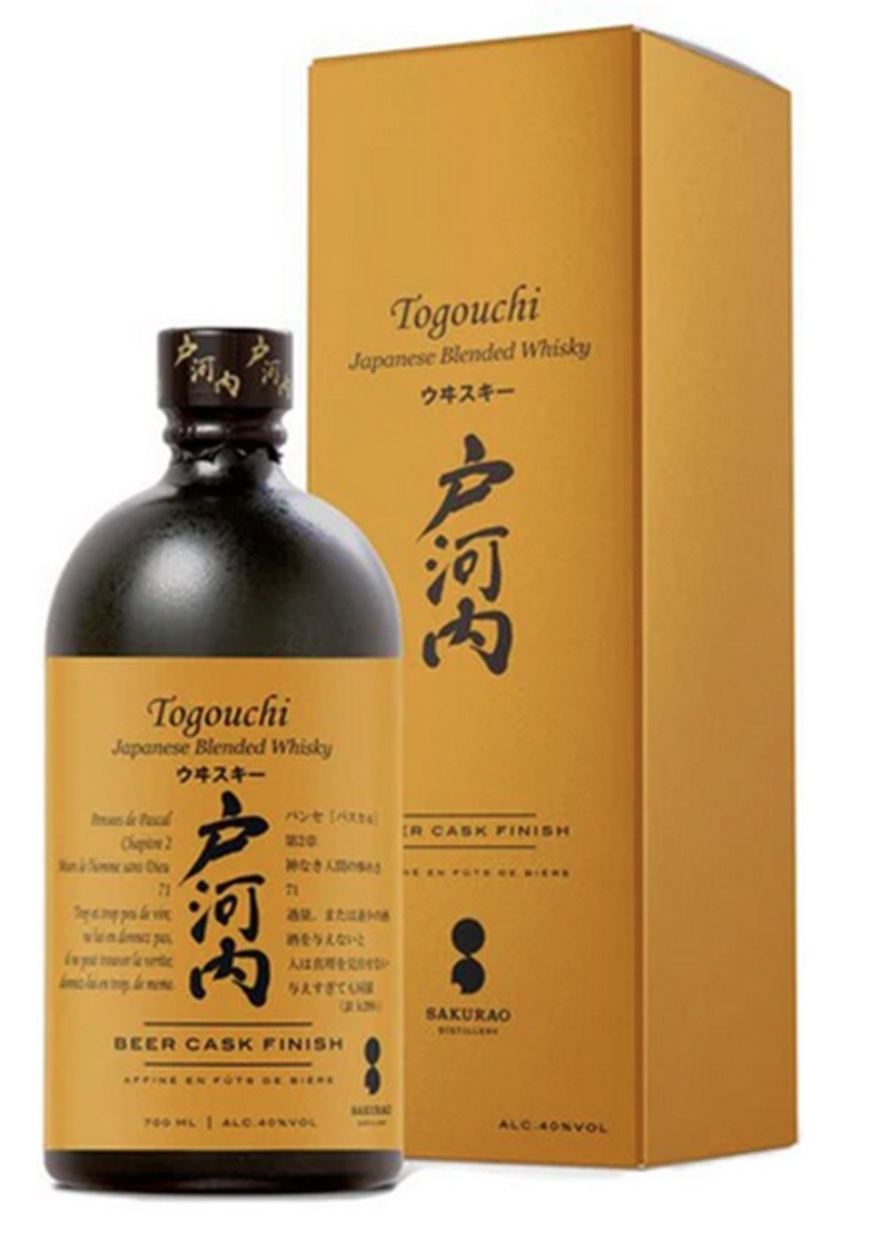 TOGOUCHI BEER CASK WHISKY JAPON 70 CL 40°