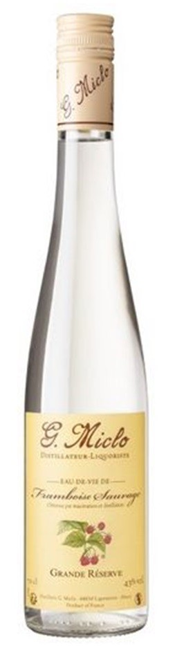 FRAMBOISE SAUVAGE MICLO GRANDE RÉSERVE EAU DE VIE 35CL 43°