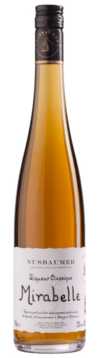 MIRABELLE LIQUEUR NUSBAUMER ALSACE  70 CL 25°