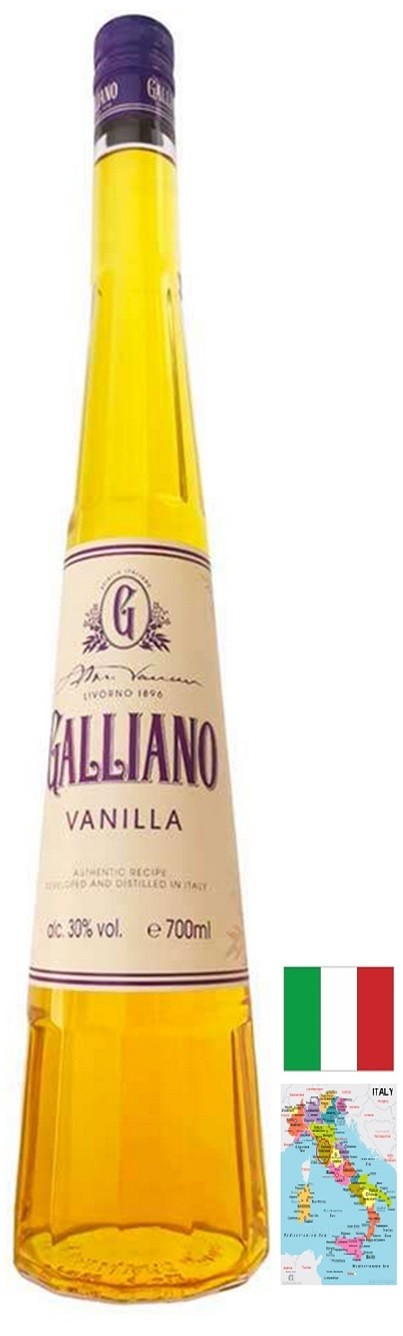 GALLIANO VANILLA LIQUEUR  ITALIE 70CL 30Â°