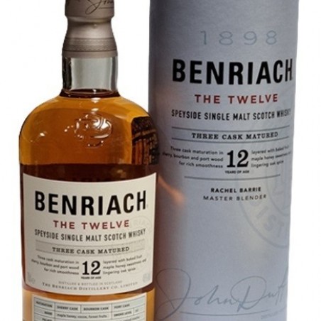 BENRIACH 12 ANS THE TWELVE SINGLE MALT SPEYSIDE 70 CL 46°